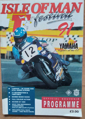 1991 isle man programme - isle, tt