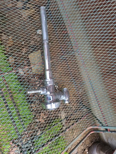 Vintage urinal flush valve - flush,