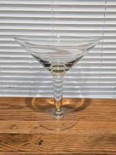 10” Martini Blown Glass Table Centerpiece 10" Cocktail Huge Party Wedding 🍸
