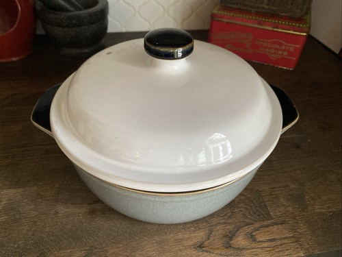 Denby jet round casserole dish - denby,