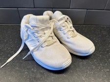 Adidas ZX Flux White Junior Lightweight Trainers Size UK 1 (EU 33)