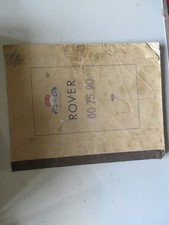ROVER P4 60, 75, 90,  WORKSHOP MANUAL