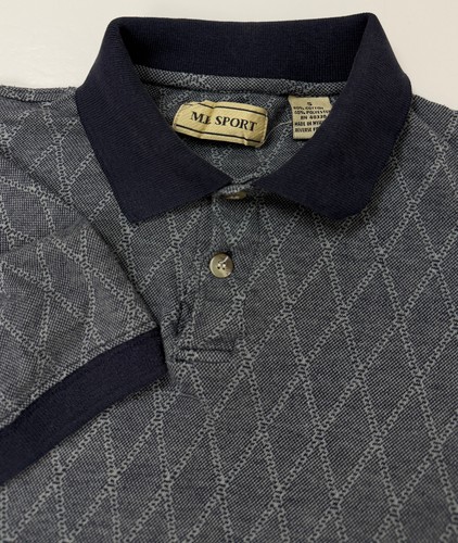 Vintage 90s geometric polo - vintage,