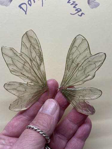 Handmade green tinted - , fairies