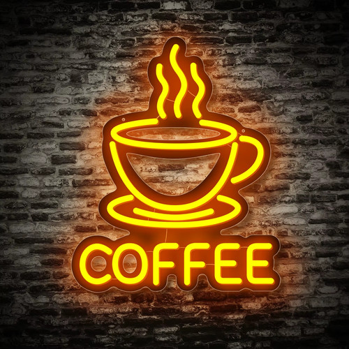 Coffee cup neon - led,