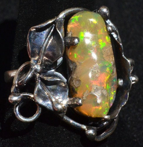Natural multicolor fire opal - fire,