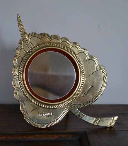 Brass mirror aranmula - brass,