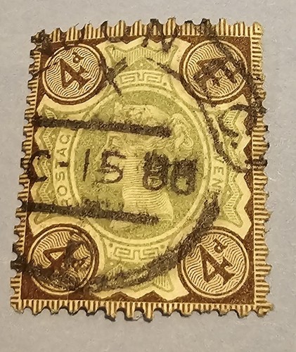 1887 1892 jubilee 4d - 1887-1892, qv