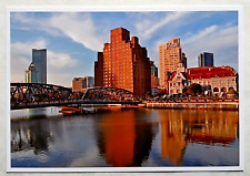 Shanghai Garden Bridge and Broadway Mansions China Postcard - unused