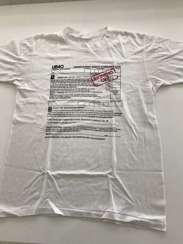 Ub40 genuine vintage 1980 - vintage,
