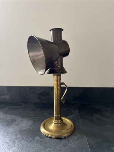 Vintage brass lamp candle - lamp,