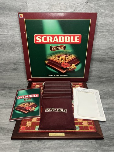 Scrabble deluxe edition board - scrabble,