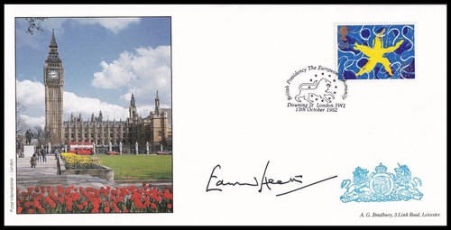 Edward heath signed 1992 - edward,