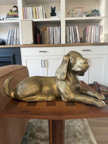 Vintage large solid brass - large,