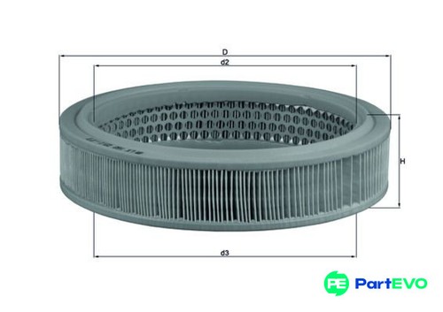 Knecht air filter lx160 - knecht,