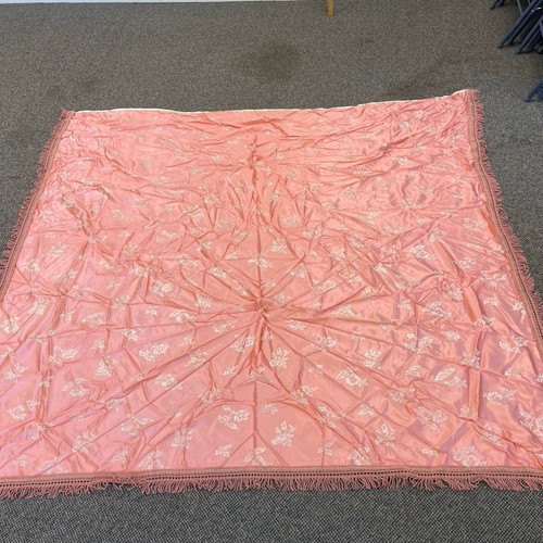 Vintage silk bedspread italian - vintage,