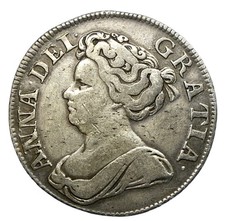 Queen Anne, 1711  Silver Shilling, fourth bust S.3618