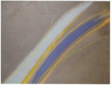 Linear Abstract Sandra Blow print in 11 x 14 inch mount SUPERB