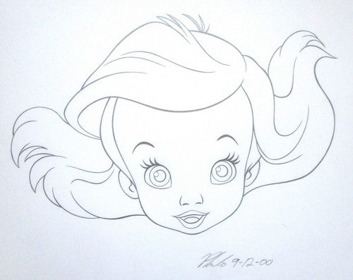 Signed little mermaid - signed,