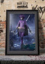 HIT-GIRL KICK-ASS Film Chloë Grace Moretz Dc Comic A3 Comic Art Print Dark City