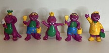 Vintage Barney The  Purple Dinosaur Figures Figure X 5 The Lyon’s Group 1993 3”