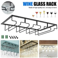 Under Cabinet Wine Glass Rack