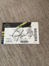 wwe signed ticket john cena