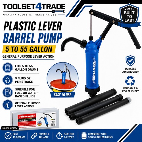 Barrel pump lever action drum - pump,