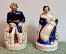 Staffordshire Figures Queen Victoria & Prince Albert