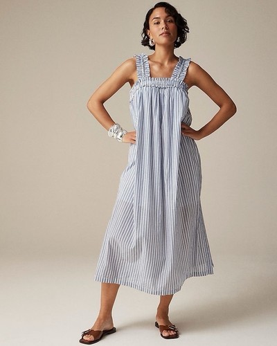 Crew cotton voile - voile, ruffle