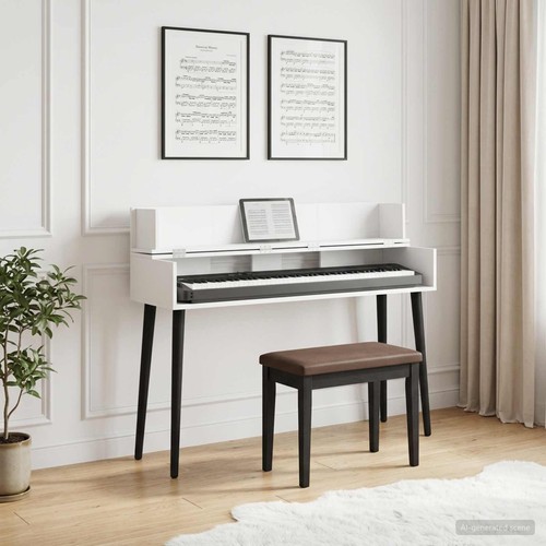 Studio desk white 110 x - white, 40