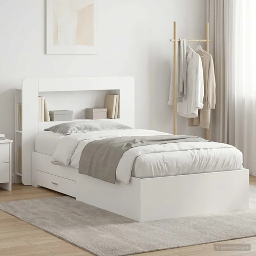 Bed frame white - bed,