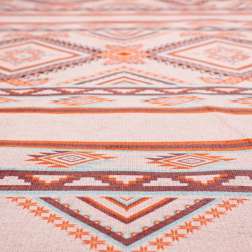 Pink tribal upholstery - tribal, fabric