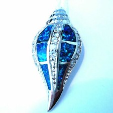 BEAUTIFUL BLUE FIRE OPAL /CZ