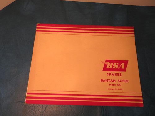 Bsa spares catalogue bantam - bsa,