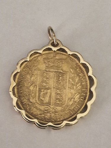 1873 young queen - victoria, half