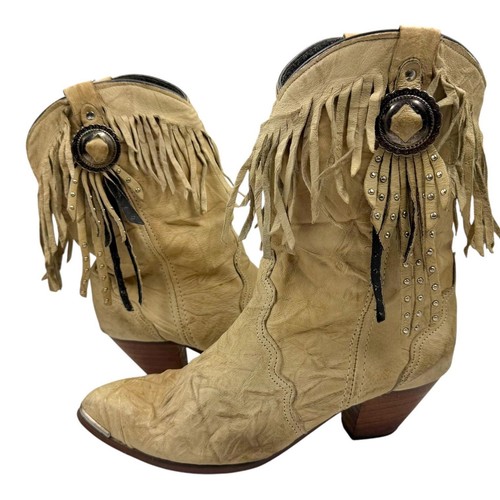 Vintage 80s acme fringe concho - vintage,