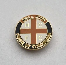 RARE HULL CITY PRIDE OF YORKSHIRE PIN BADGE