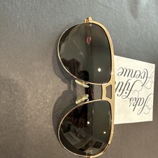 CHOPARD aviator mens polarized sunglases sch588 300p sunglasses 23k gold plated