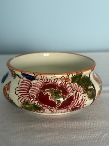 Gien faience peonies bowl - gien,