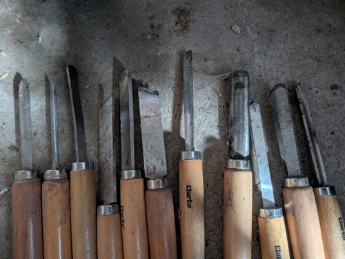 Wood turning chisels - turning,