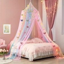 OMEELER Round Bed Canopy for