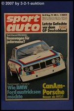Sports Car 8/73 Ford Escort RS