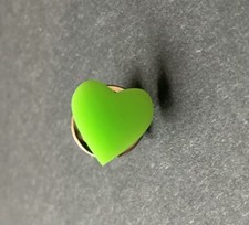 Heart Shaped Modesty Pin Badge Brooch Button In Acrylic Gift