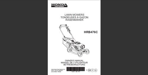 Honda hrb476c lawn mower - hrb476c,