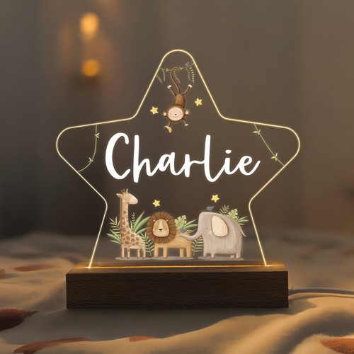 Personalised led safari - personalised, animal