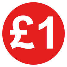 144 30mm Red Price Stickers