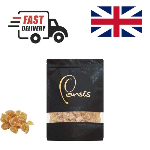 Crystallised ginger chunks - ginger,