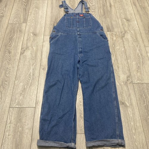 Dickies dungarees adult w38 - adult,
