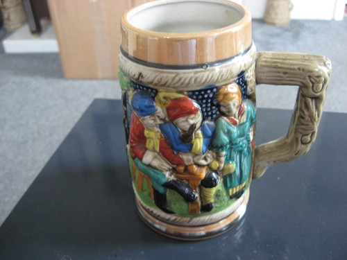 German ceramic stein tankard - stein/tankard,
